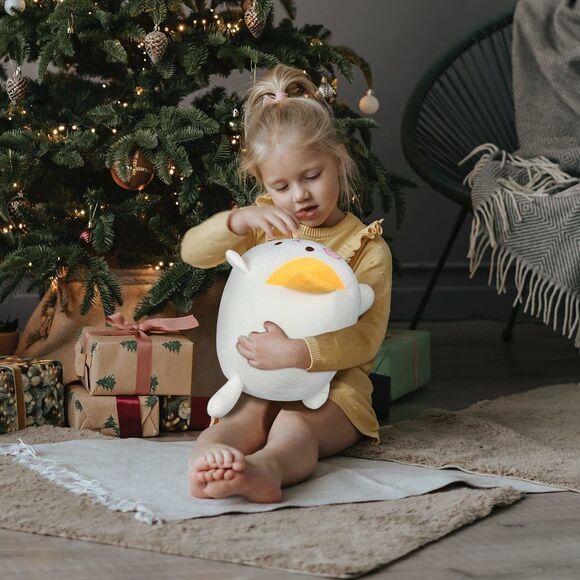 Fortuning's JDS 19.6" Orange Cat Plush, Fat Cat Stuffed Animal, Soft Kitty Plus - Picture 4 of 6